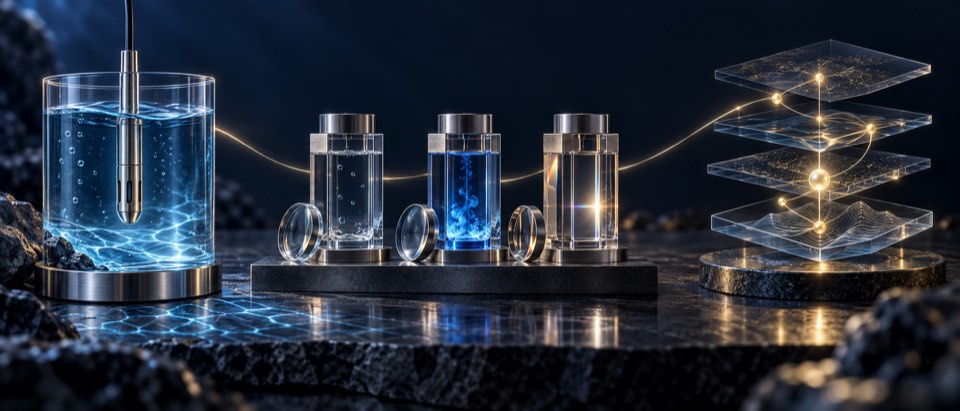 Concept of water observation, experimental samples and connected knowledge